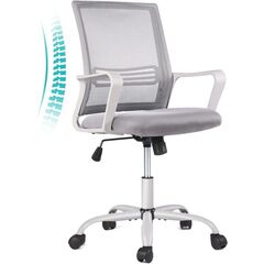 Ergonomic Mesh Office Chair with Lumbar Support Adjustable Mid Back