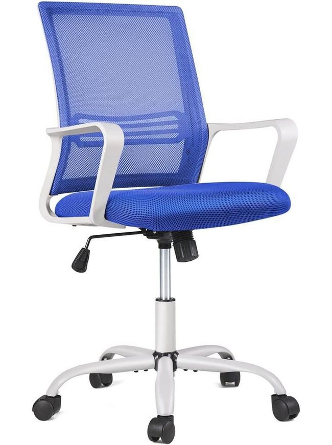 Ergonomic Mesh Office Chair with Lumbar Support Adjustable Mid Back