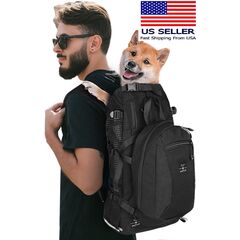 ProPlums Dog Carrier Backpack w Detachable Storage Bag hiking, travel, MEDIUM