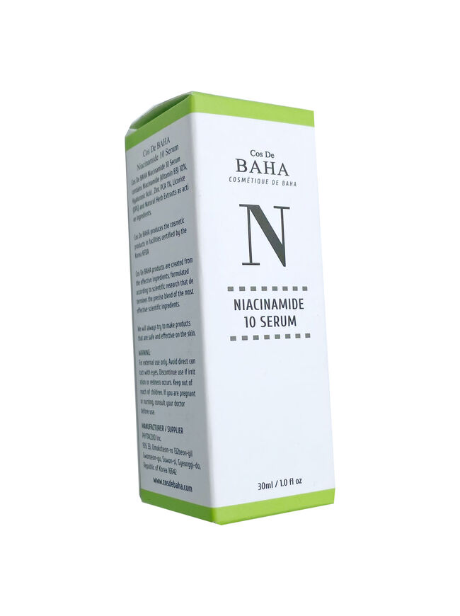 Cos De BAHA N Niacinamide 10 Serum 30 ml (1.0 fl Oz) 