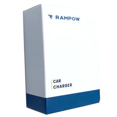 RAMPOW 24W Dual USB Car Charger - [DC 12-24V] 4.8A Fast Car Charger - USB Car Charger Adapter Compatible with iPhone, Samsung, LG, HTC, Sony, Oneplus, Tablets, GPS Devices and More - Navy Blue