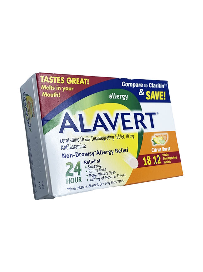 Alavert Allergy 24-Hour Relief Citrus Burst 18 Count