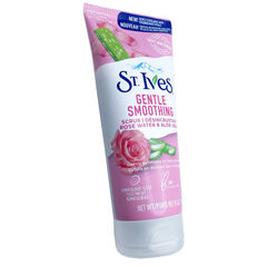 St. Ives Gentle Smoothing Rosewater and Aloe Vera Facial Scrub - 6oz