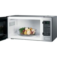 GE - Profile Series PEM31SFSS - 1.1 Cu. Ft. Mid-Size Microwave with Sensor Cooking - Stainless Steel