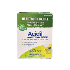 Boiron Acidil Indigestion Homeopathic Quick Dissolving 60 Tablets