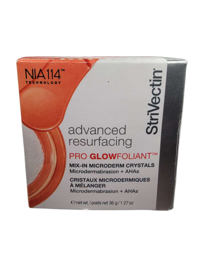 Strivectin NIA114 Pro Glowfoliant Mix-In Microderm Crystals 1.27 oz 