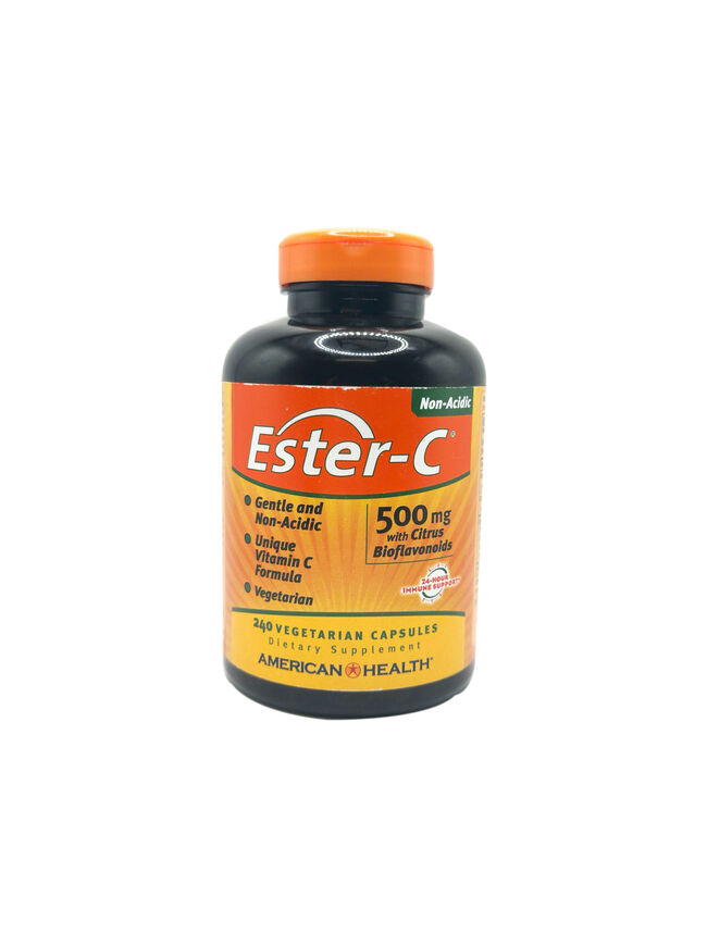 American Health Ester-C 500 mg with Citrus Bioflavonoids – 240 Vegetarian Capsules