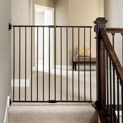 Regalo 40 inch 2-in-1 Extra Tall Easy Swing Stairway and Hallway Walk Through Baby Gate