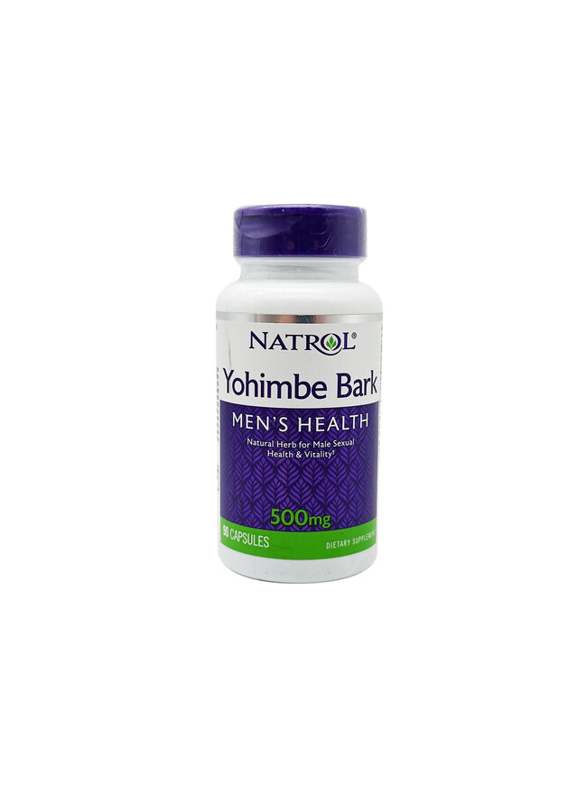 Natrol Yohimbe Bark 500mg Capsules, 90 Capsules