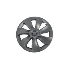 Terfulnel Wheel Covers/Hubcaps 19 Inch for 2019-2023 Tesla Model Y - 19 inch Swirl Style - Gunmetal Grey