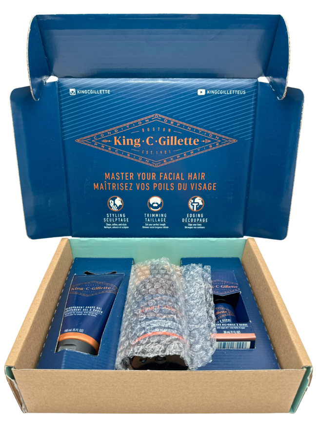 King C. Gillette Men's Beard Care Gift Kit