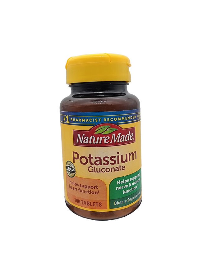 Nature Made Potassium Gluconate 550 mg 100 Tablets