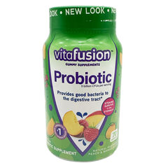 Vitafusion Probiotic Gummies - Raspberry, Peach and Mango Flavors - 70 Count