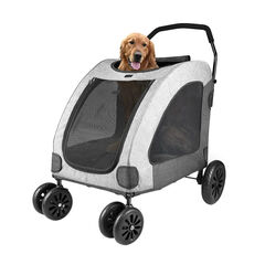 Petbobi Pet Stroller for Large Pets - Grey