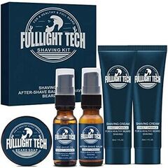 Fulllight Tech Kit, Shave Cream After-Shave Balm Pre-Shave Oil Beard Soap