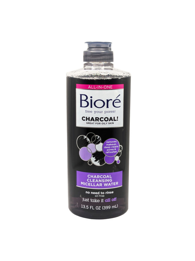 Bioré Charcoal Cleansing Micellar Water, 13.5 Ounces