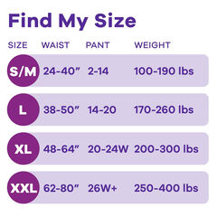 Always Discreet Adult Incontinence Underwear for Women, Size XL, 52 CT