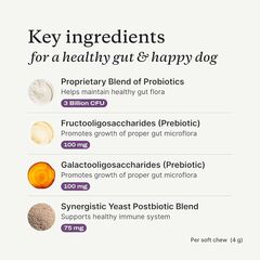 PetLab Co. Probiotics for Dogs, Support Gut Health, Occasional Diarrhea, Digestive Health & Seasonal Allergies - Salmon Flavor - Packaging May Vary - 30 Soft Chews