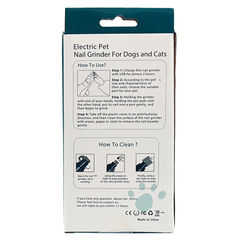 Dog Nail Grinder, Upgraded 2-Speed Electric Pet Nail Trimmer Clippers Painless, Quiet Rechargeable Grooming & Smoothing Claw Care for Small Medium Large Dog/Cat/Bird