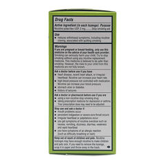 Amazon Basic Care Mini Nicotine Polacrilex Lozenge, 2 Mg (Nicotine), Mint Flavor, 27 Count