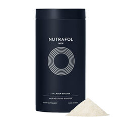 Nutrafol Men's Hair Collagen Peptides Powder, Physician-formulated for Visibly Thicker, Stronger Hair, Dermatologist Recommended - 1 Month Supply, 12 oz Bottle