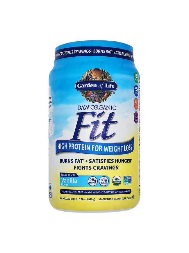 Raw Organic Fit Vanilla 32.2oz by Garden of Life Exp 12/2025