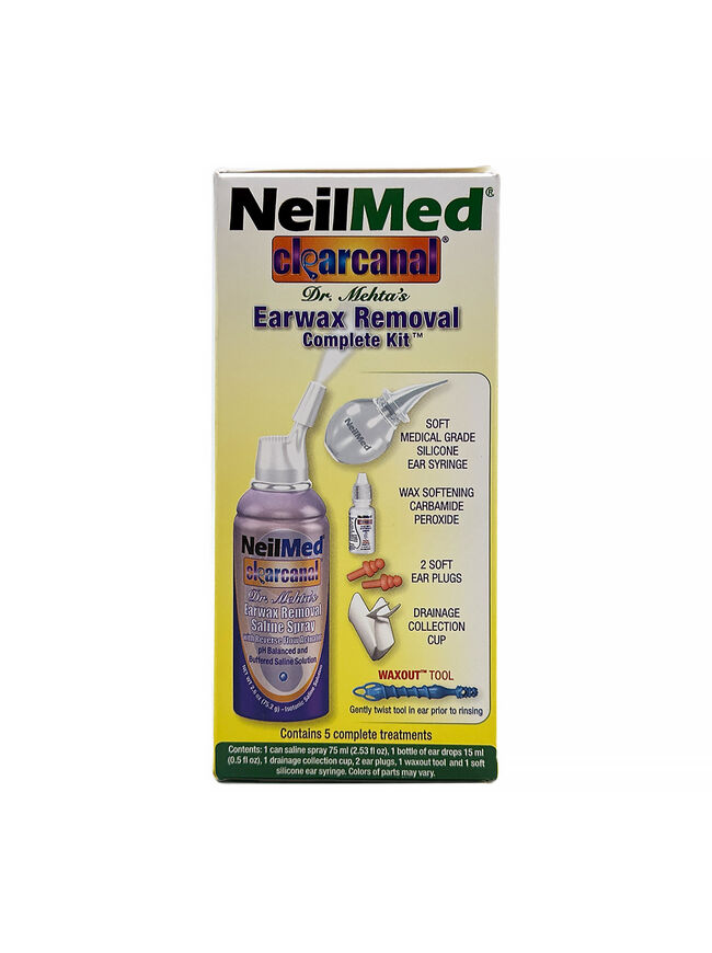 NeilMed Clearcanal Ear Wax Removal Complete Kit - 75mL