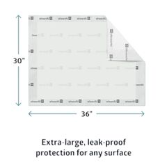 Medline Ultrasorbs Drypads, 30" x 36", 25 Count, Super Absorbent Disposable Bed Pads, Large Incontinence Bed Pads, Chucks Protective Underpads, 10 Times More Absorbent, For Adults, Elderly