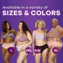 Always Discreet Adult Incontinence Underwear for Women, Size XL, 52 CT