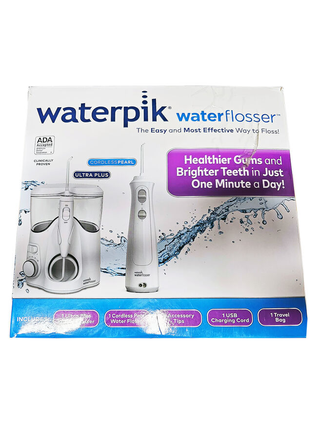  Waterpik Ultra Plus and Cordless Pearl Water Flosser Combo Pack