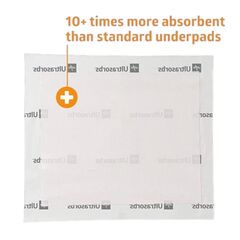 Medline Ultrasorbs Drypads, 30" x 36", 25 Count, Super Absorbent Disposable Bed Pads, Large Incontinence Bed Pads, Chucks Protective Underpads, 10 Times More Absorbent, For Adults, Elderly