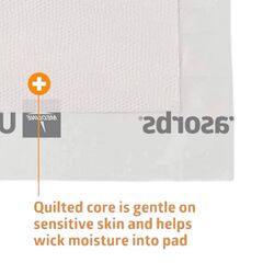 Medline Ultrasorbs Drypads, 30" x 36", 25 Count, Super Absorbent Disposable Bed Pads, Large Incontinence Bed Pads, Chucks Protective Underpads, 10 Times More Absorbent, For Adults, Elderly