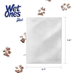Wet Ones for Pets Deodorizing Multi-Purpose Dog Wipes With Baking Soda Dog Deodorizing Wipes For All Dogs in Tropical Splash Scent, Wet Ones Wipes for Deodorizing Dogs 50 Count (Pack of 12)