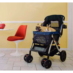 HPZ™ PET ROVER Premium Stroller For Small/Medium/Large Dogs, Cats And Pets (Midnight Blue)