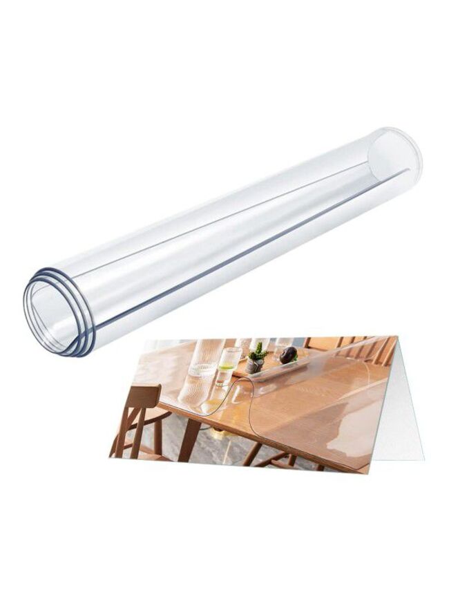 Naravins Clear Desk Pad Mat - 1.5mm Thick Plastic Table Protector