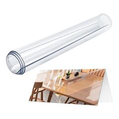 Naravins Clear Desk Pad Mat - 1.5mm Thick Plastic Table Protector