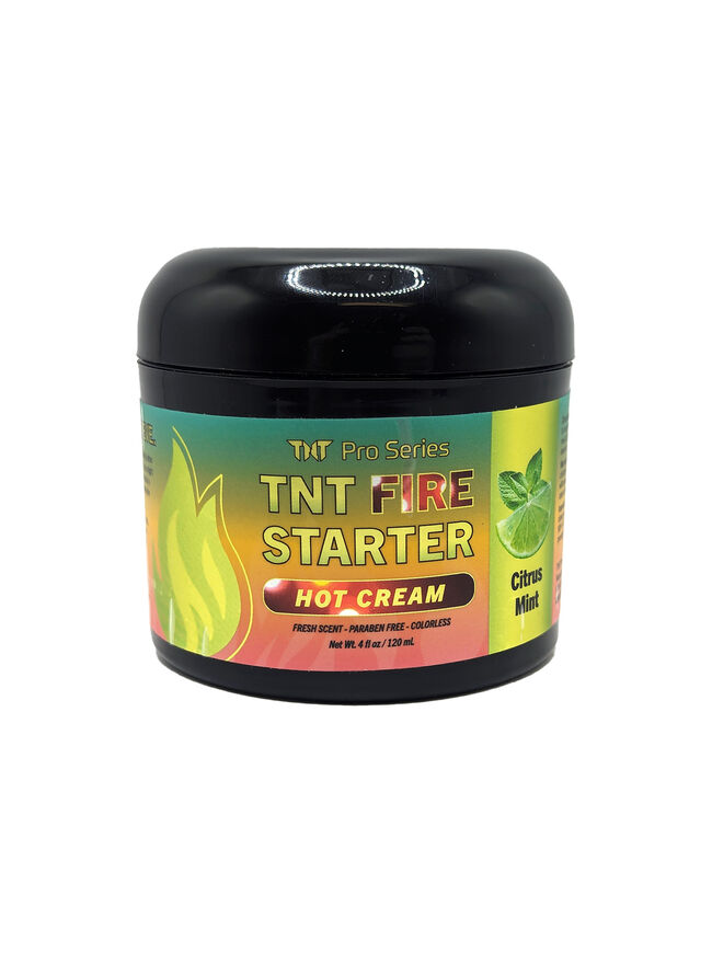 TNT Firestarter Workout Enhancer Sweat Gel: Hot Cream, Citrus Mint 4 fl Oz