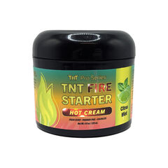 TNT Firestarter Workout Enhancer Sweat Gel: Hot Cream, Citrus Mint 4 fl Oz