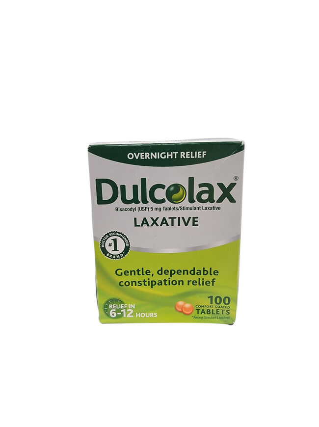 Dulcolax Bisacodyl 5mg Stimulant Laxative 100 Tablets