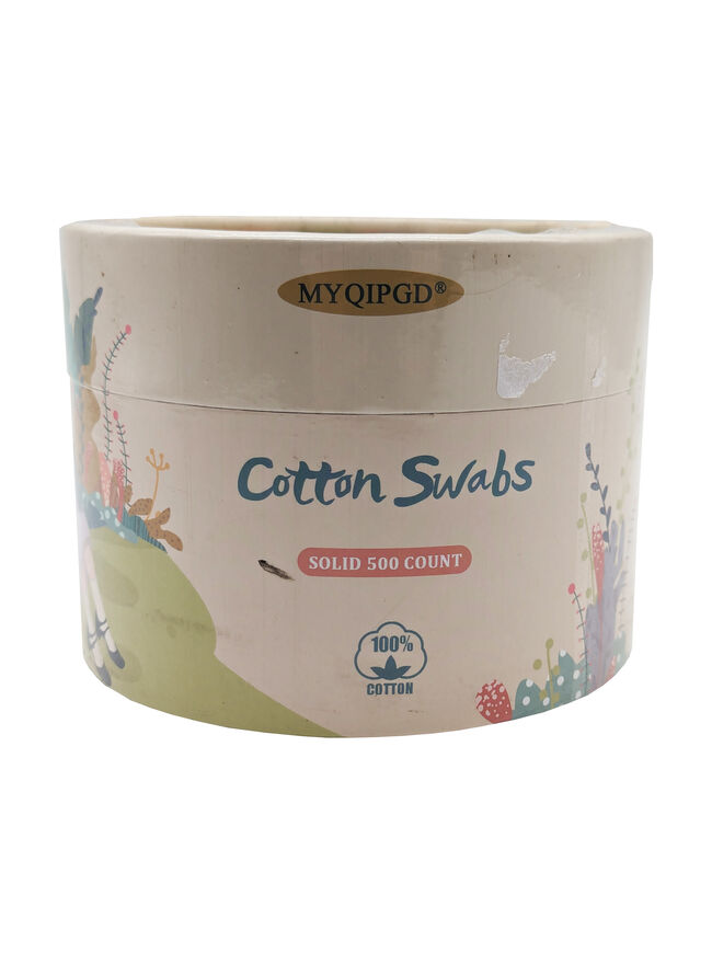 MYQIPGD Cotton Swabs with Decorative Container