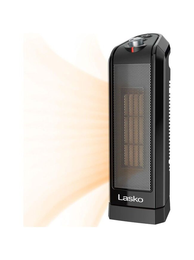 Lasko Oscillating Ceramic Space Heater for Home with Overheat Protection - CT16450