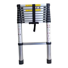 10.5 FT Aluminum Telescoping Ladder, Heavy Duty 330 lbs Made by SDOER