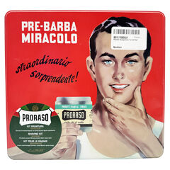 PRORASO Pre-barba Miracolo vintage gino Tin set