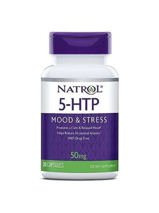 Natrol 5-Htp Mood & Stress Relief 50 mg 30 Capsules 