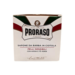 Proraso Shaving Soap in a Bowl Green Tea & Oatmeal, Sensitive Skin, 5.2 Oz