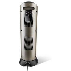 Lasko Oscillating Ceramic Tower Space Heater with Adjustable Thermostat - 22.5 Inches - Grey/Black - 1500W - 751320