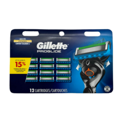 Gillette ProGlide Razor Refills for Men, 12 Razor Blade Refills