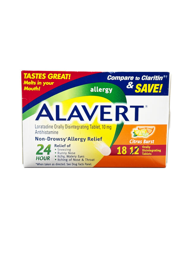 Alavert Allergy 24-Hour Relief Citrus Burst 18 Count