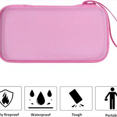 co2CREA Hard Case Compatible with Texas Instruments TI-84 Plus CE/TI-84 Plus/TI-Nspire CX II CAS/TI-Nspire CX II/TI-83 Plus/TI-89 Titanium/TI-85 / TI-86 Color Graphing Calculator, Pink
