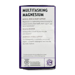 New Chapter Magnesium + Ashwagandha Muscle, Heart, & Bone 60 Tablets 